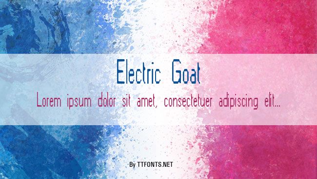 Electric Goat example